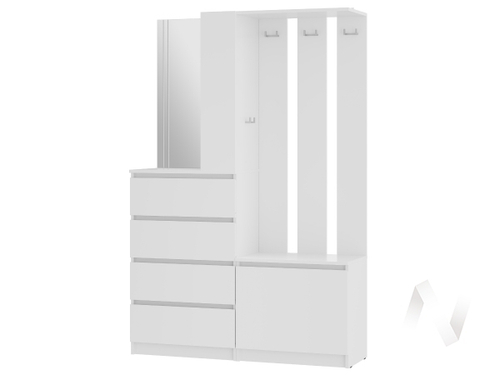 Прихожая ПР-04 МС Симпл (белый)