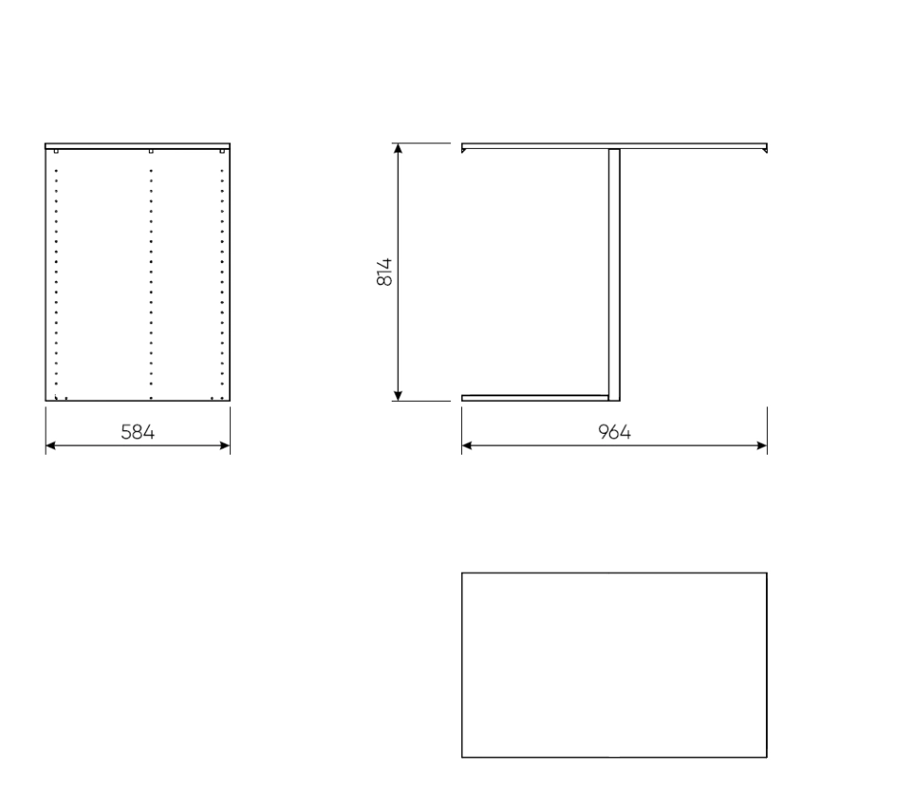 МАКС секция разделительная 100х58, белый