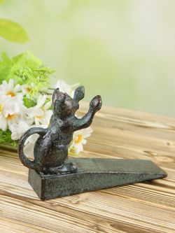 Iron Garden Дверной упор "Кошка играющая"