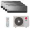 Мультисплит система на 4 комнаты LG AC09BK.NSJR x 4 / MU4R25.U21