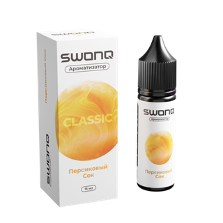 Купить Ароматизатор SWONQ Classic Cluster 15 мл - Персиковый Сок