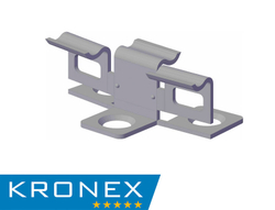 Крепеж промежуточный KRONEX № 7 для каркаса из металлопрофиля и лаги ДПК (упак/100 шт)