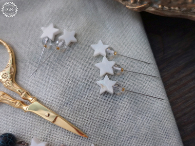 Счетная игла "Перламутровая звездочка"