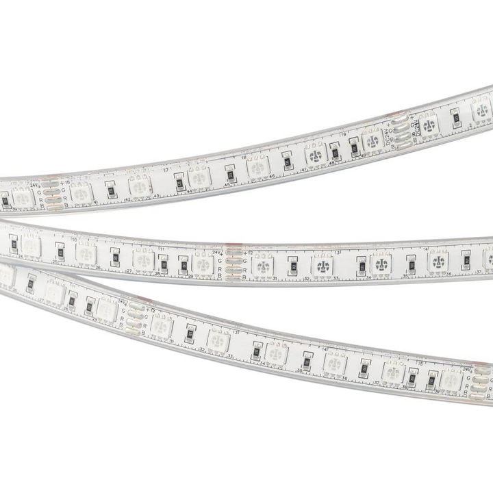 Светодиодная влагозащищенная лента Arlight 14,4W/m 60LED/m 5060SMD разноцветный 5M 029515