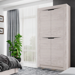 Шкаф 2-х ств. Леонардо ШК-36 бетон пайн светлый/графит