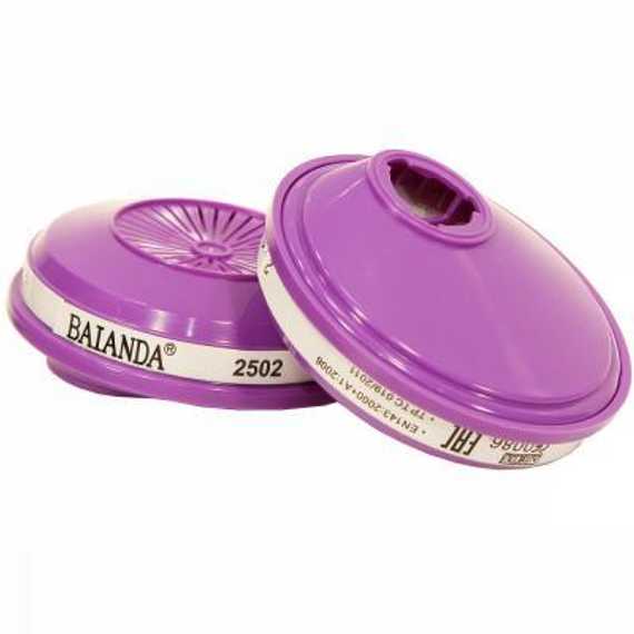 Противоаэрозольный фильтр BAIANDA 2502 P3 R, многоразовый, 1 шт