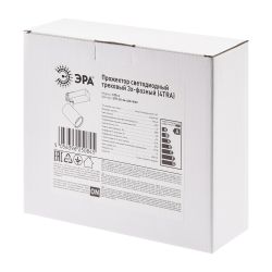 Трековый светильник трехфазный ЭРА SТR-30-36-40K-W20 светодиодный 20Вт 4000K белый