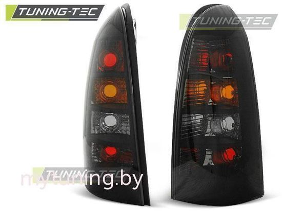 Задние фонари Opel Astra G black