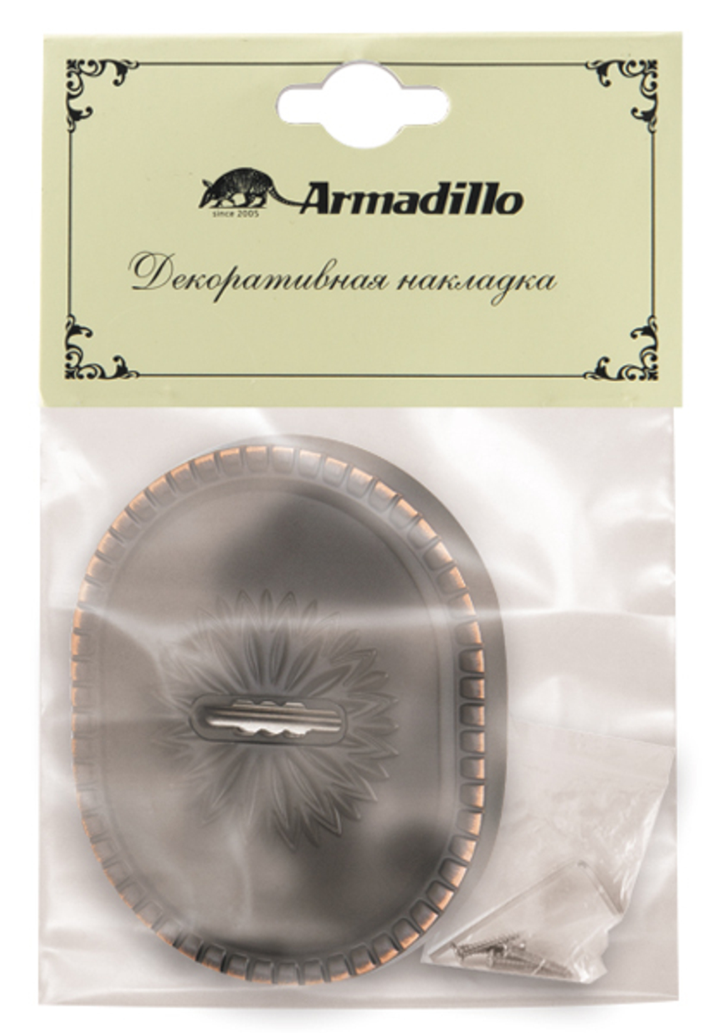 Накладка на сувальдный замок ESC.S-auto.CL/OV (PS-DEC CL) ABL-18 темная медь