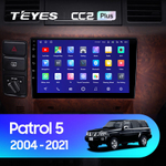 Teyes CC2 Plus 9" для Nissan Patrol 2004-2021