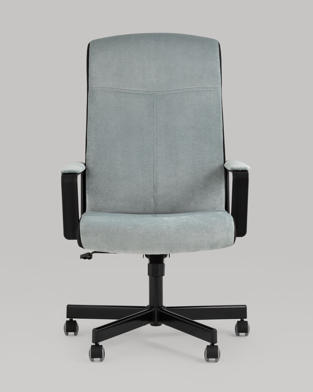 Кресло руководителя TopChairs ST-DOMINGO серо-голубой