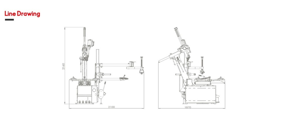 Tyre changer BP885ITN