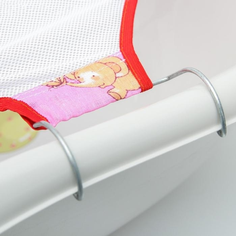 2124386 Гамачок в ванночку «Куп-куп», 80 см, цвет розовый