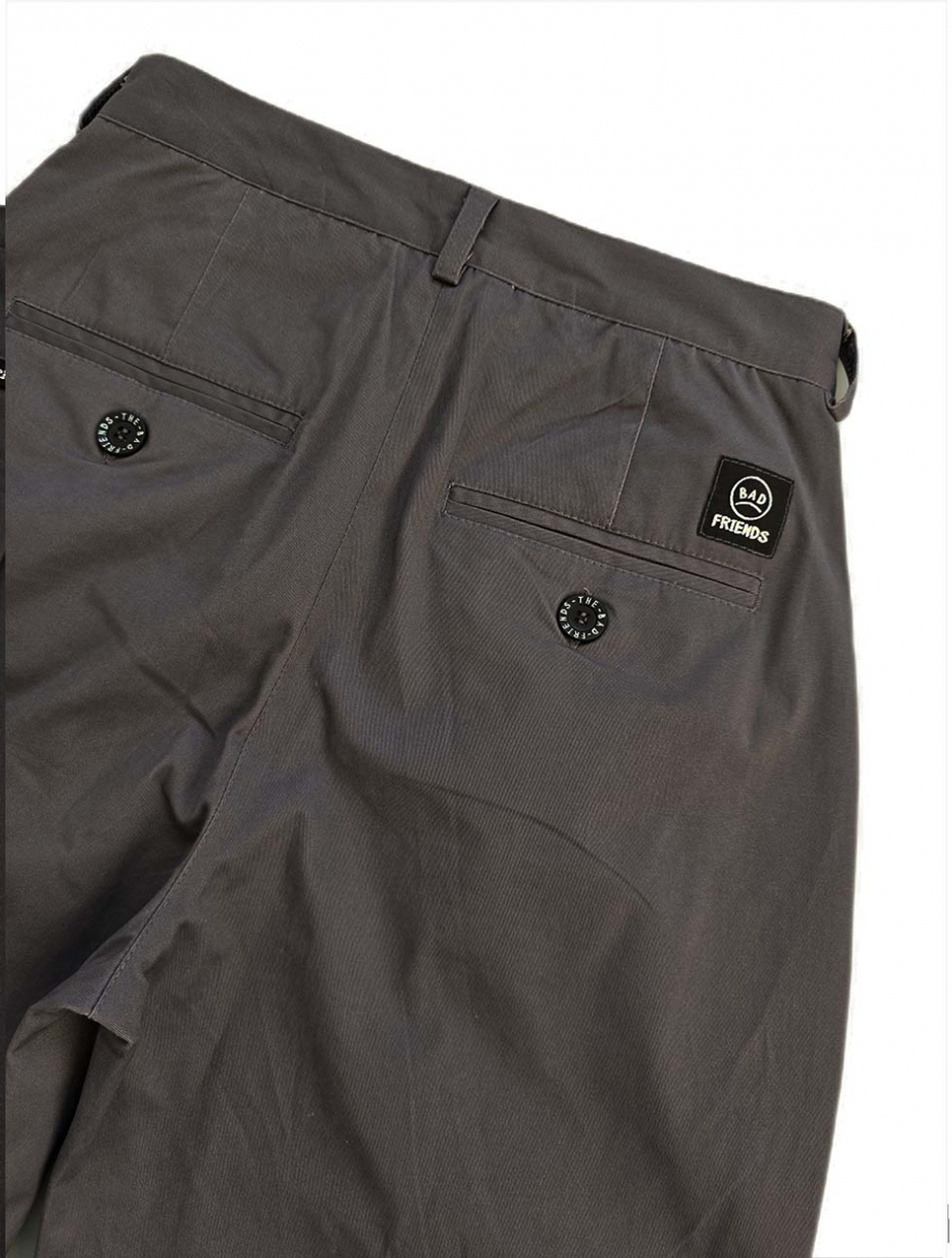 Брюки THE BAD FRIENDS Chino pants пичсофт серый