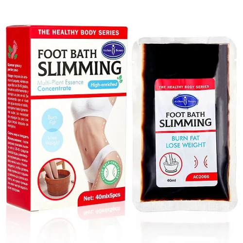 (Набор) Ванночка-концентрат для ног против отеков Aichun Beauty Slimming Foot Bath, 40 мл *5 шт