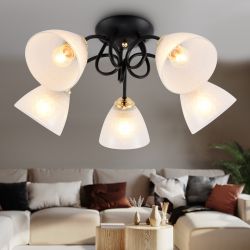 Люстра Rivoli Luiza 9140-305 5 х Е27 60 Вт модерн | Rivoli