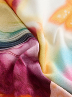 Футболка и шорты-велосипедки в комплекте для девочки Next E45-359, Бежевый, Оранжевый