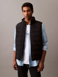 Утепленный жилет Calvin Klein Sleeveless Mock Neck Vest Black Beauty