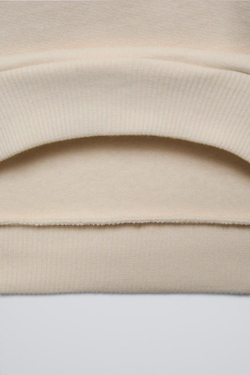 ZARA ХУДИ С ДЕКОРАТИВНОЙ ДЕТАЛЬЮ «МЫШКА» ©DISNEY, ЭКРЮ