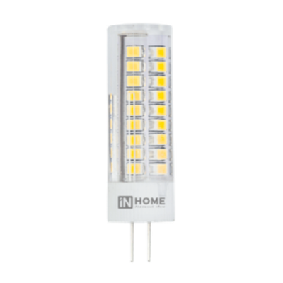 Лампа светодиодная LED-JC-VC 5Вт 12В G4 3000К ТЕПЛЫЙ 450Лм IN HOME РАСПРОДАЖА