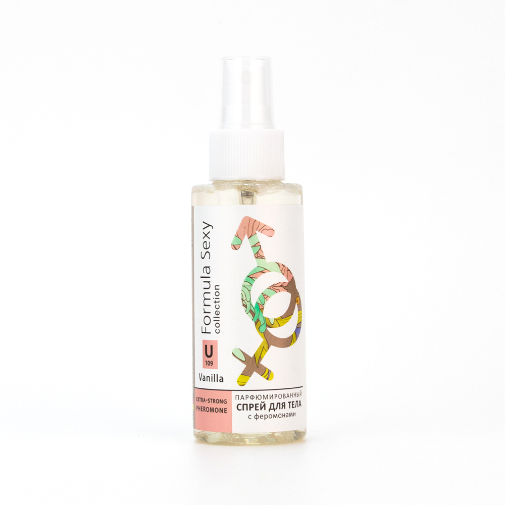 Парфюмированный спрей с феромонами для тела Formula Sexy Vanilla U109 (Формула Секси Ванилла U109) – 100ml for women