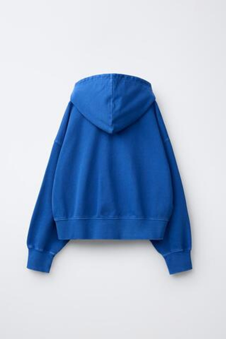 ZARA ТОЛСТОВКА НА МОЛНИИ, ЯРКО-СИНИЙ