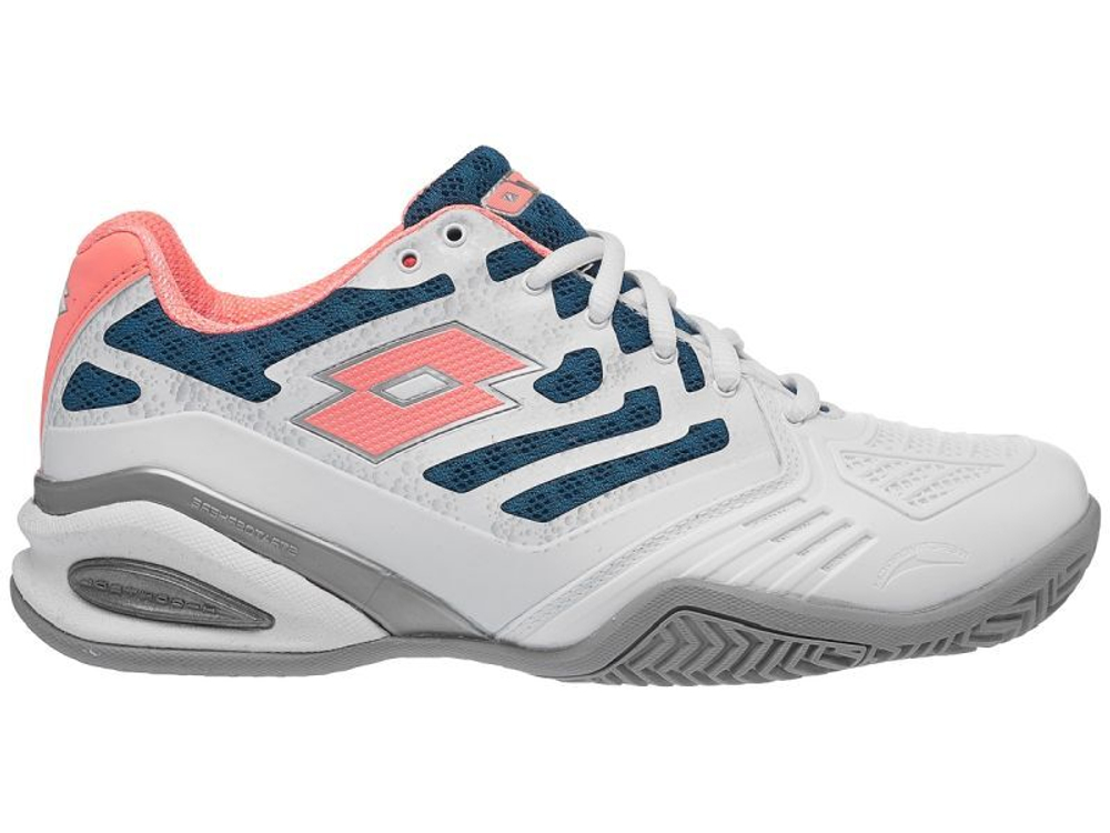 Женские Кроссовки теннисные Lotto Stratosphere IV Clay Women - white/green