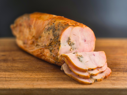 Руляда из мяса цыпленка бройлера варено-копченая Ломоносовский МК