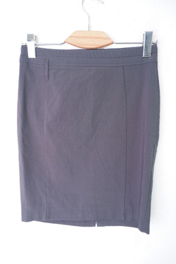 Юбка Oodji серая прямая 44 размер