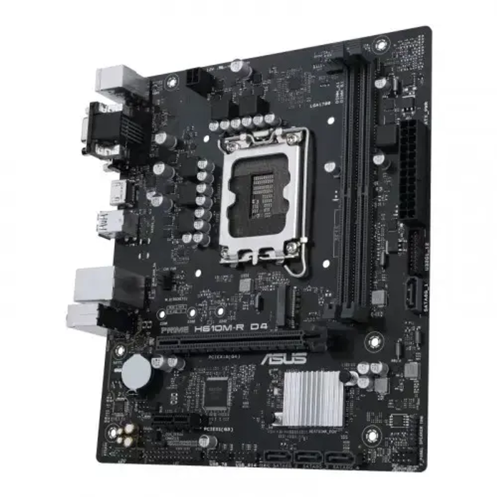 Материнская плата ASUS PRIME H610M-R D4-SI, LGA1700 mATX (PRIME H610M-R D4-SI)
