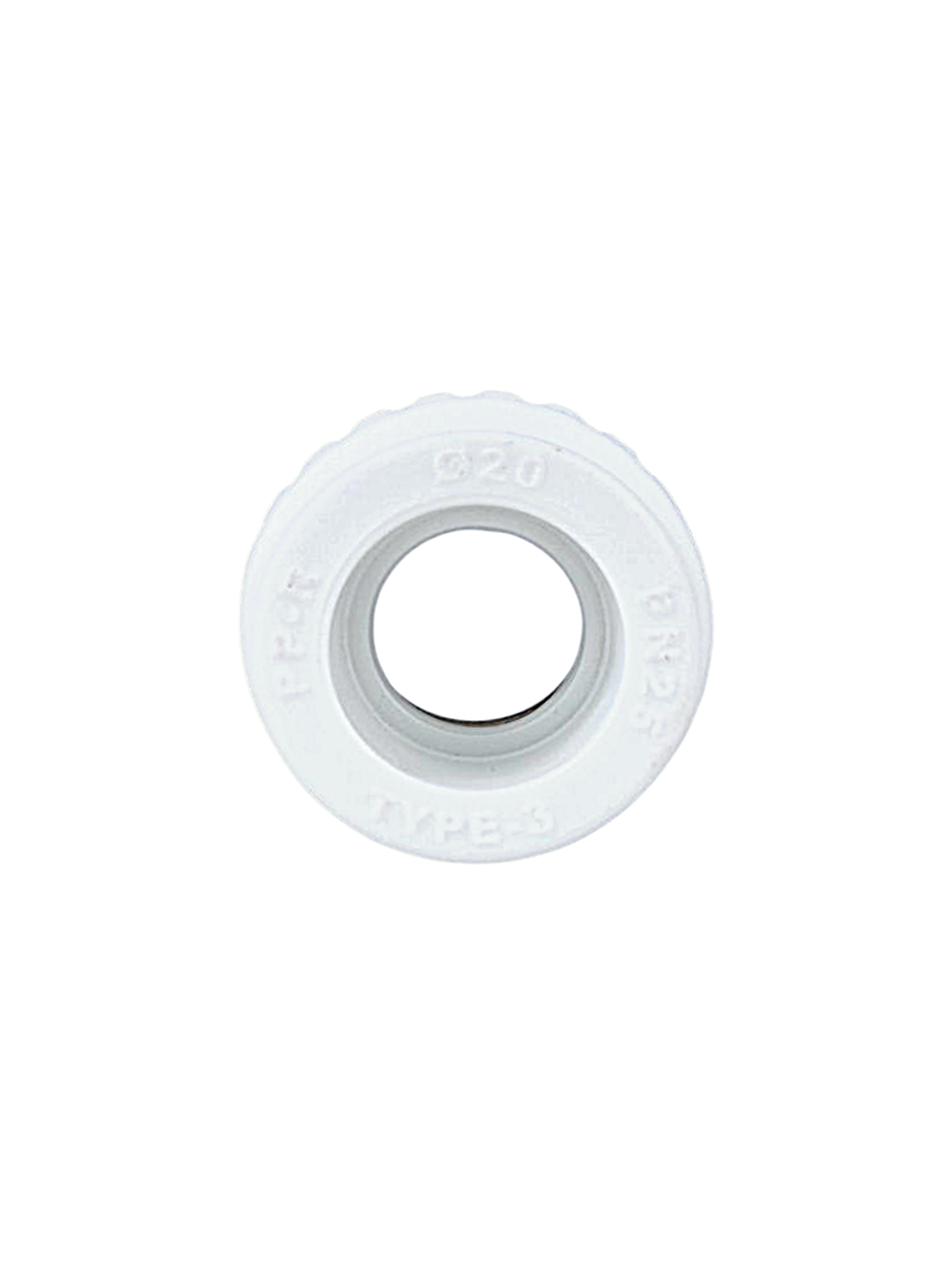 Муфта комбинированная PPR  внутренняя резьба  20х1/2,  белый, РТП (150/25)