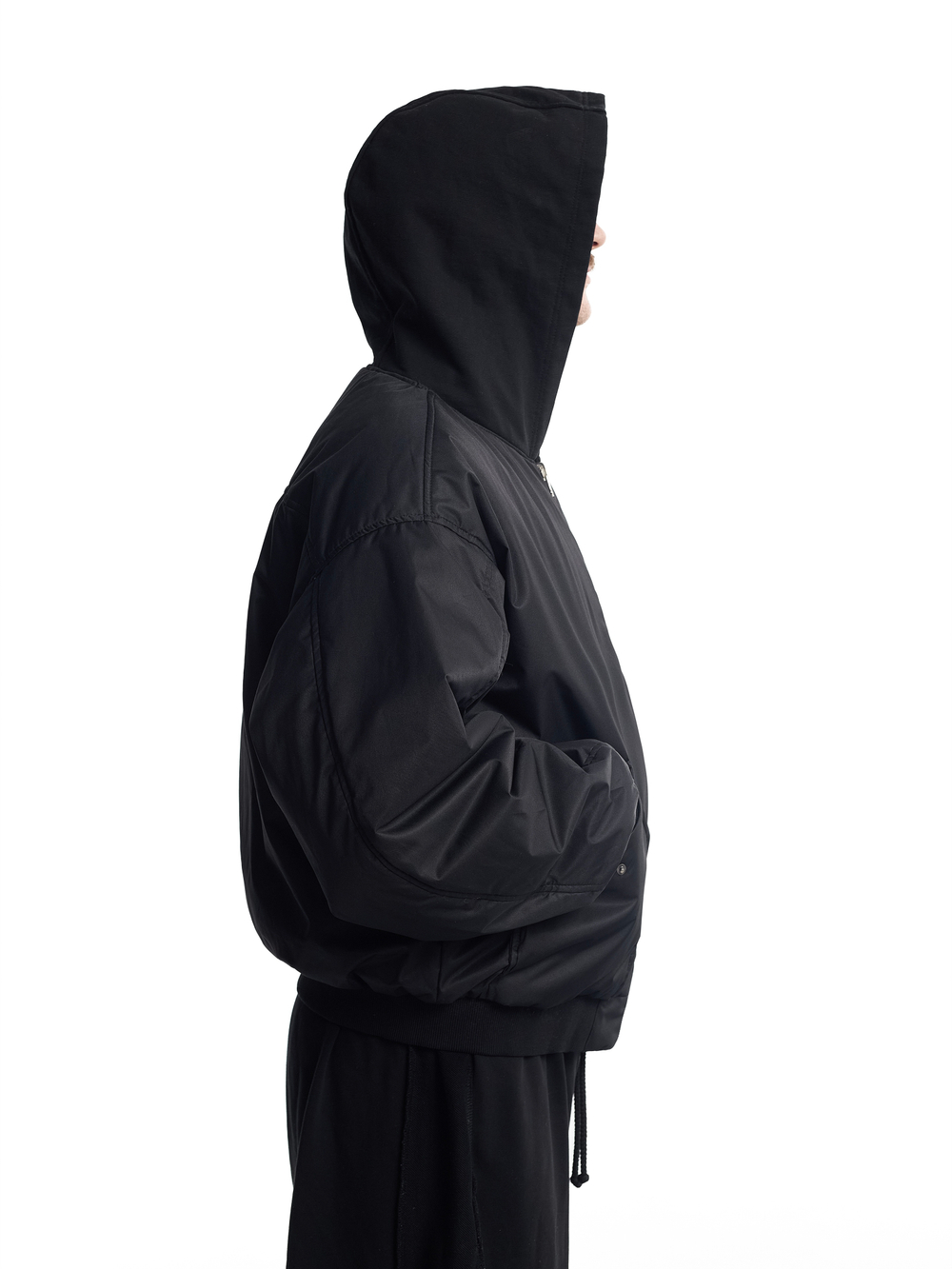 Двухсторонний Бомбер SDW в черном цвете