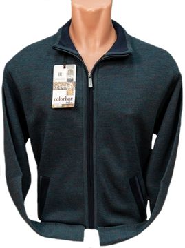 p-p 54-60. Жакет шерстяной "COLORBAR" Турция. Разъемный замок. BATAL