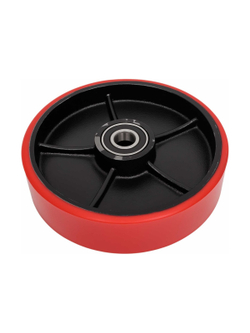 Колесо для гидравлических тележек с шариковым подшипником 200мм ПУ/чугун Gigant G-04-09-10