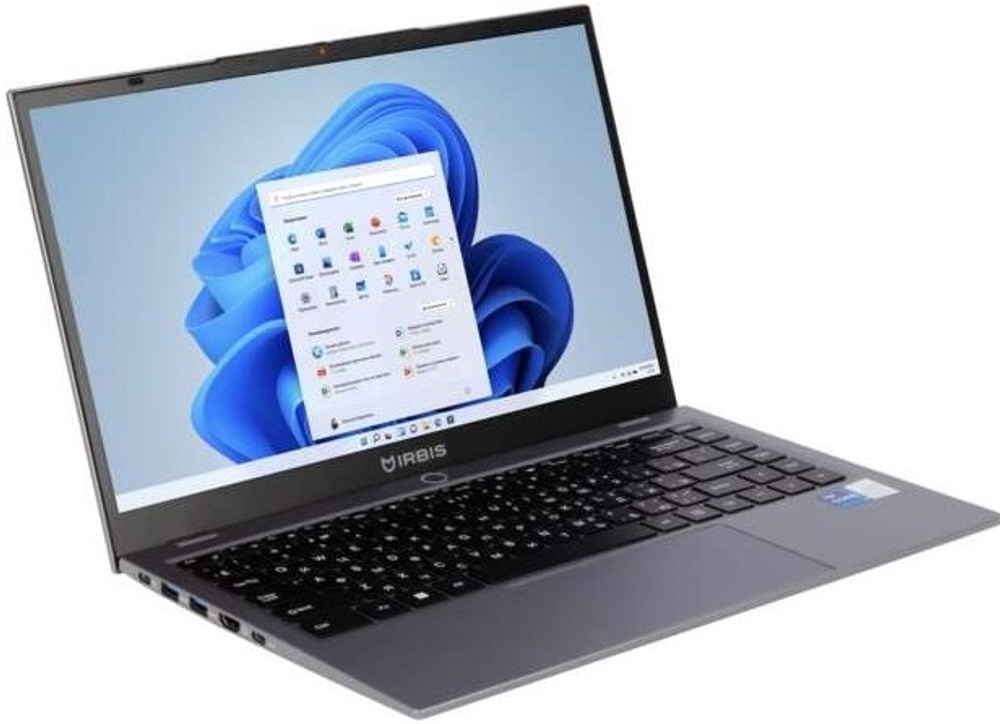 Ноутбук  Irbis 14NBP3004 14 ", Core i7, 16 Гб RAM, 512 Гб SSD, Iris Xe Graphics, Серый