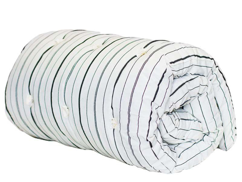 Ватный матрас 80 на 190, в тиковом чехле