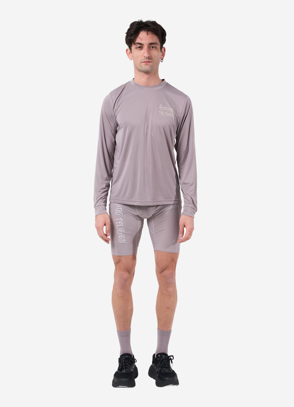 Лонгслив Running Religion Stone Logo Fast Dry Nirvana