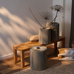 Корзина плетеная dholak grey из коллекции ethnic, размер l