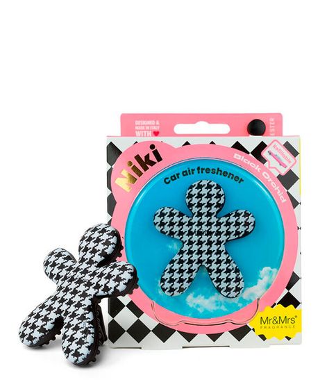 Ароматизатор для автомобиля NIKI Черная орхидея (черно-белый), Mr&Mrs Fragrance