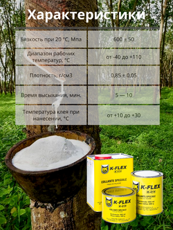 Клей K-FLEX 0.5 lt K 414 - 20 шт.