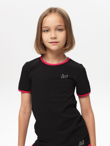 Футболка из хлопка с кантом