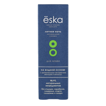 ESKA «Летняя ночь» - органическая смазка на водной основе (василек и мелисса)