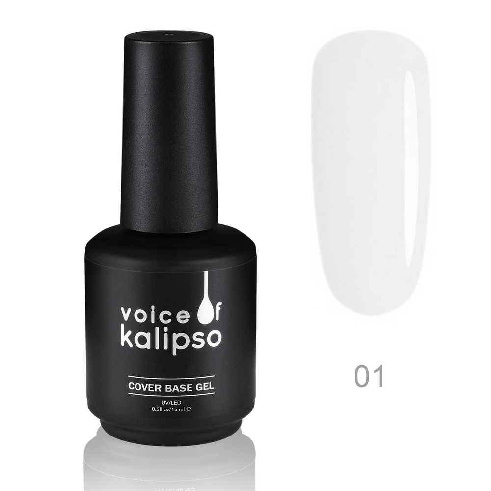 01 Cover Base Gel- Камуф. база 15 мл, Kalipso