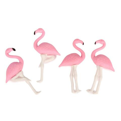 Набор ластиков "Фламинго", на блистере, 2-3 цвета микс, 17*10,5см