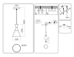 Ambrella Подвесной светильник Modern TR3173