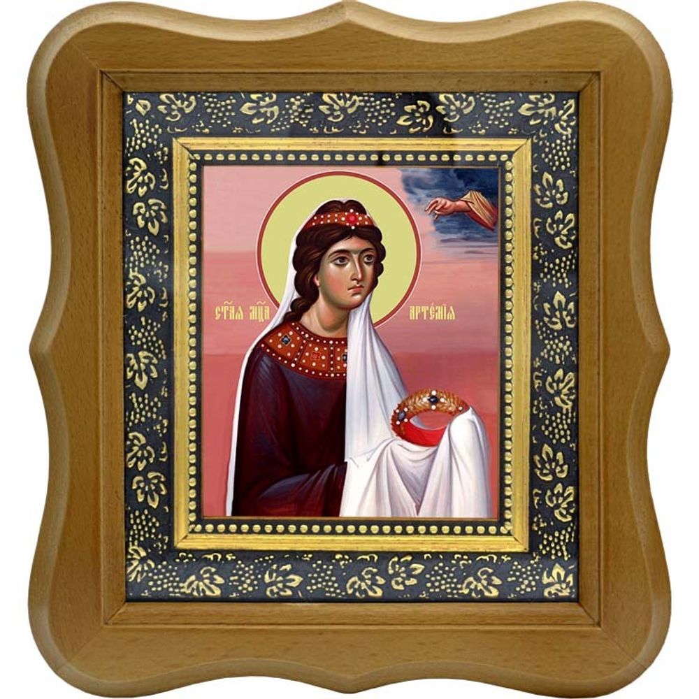 Артемия Римская мученица, царевна. Икона на холсте.