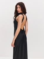 Платье с качелями макси