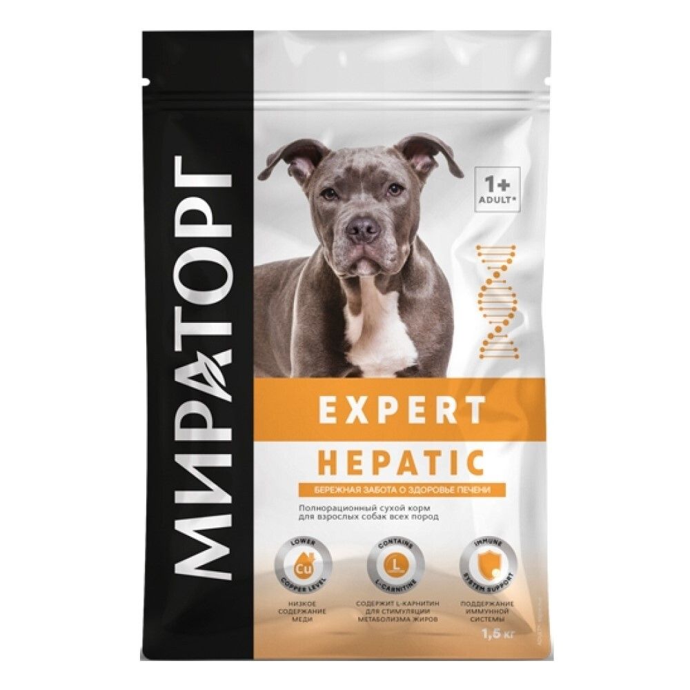Мираторг Expert VET Hepatic диета для собак при заболеваниях печени