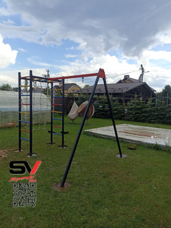 Монтаж уличного спортивно-игрового комплекса Sv Sport