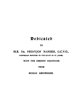 Roald Amundsen's "The North West passage". Volume 1 | Roald Amundsen